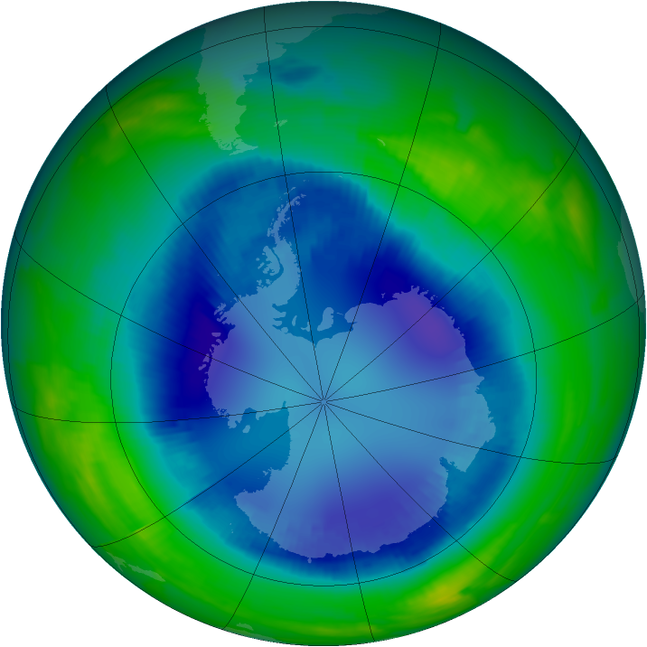 Ozone Map 1996-08-23